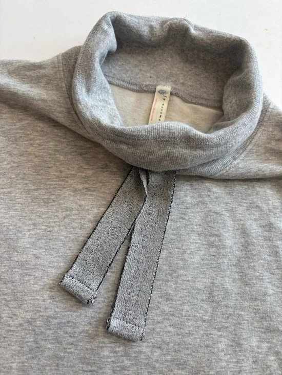 Free People Movement Gray Lara Pullover Mock Neck Sweater Small - Picture 4 of 8